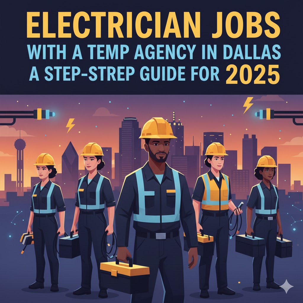 Electrician Jobs With a Temp Agency in Dallas: A Step-by-Step Guide for 2025