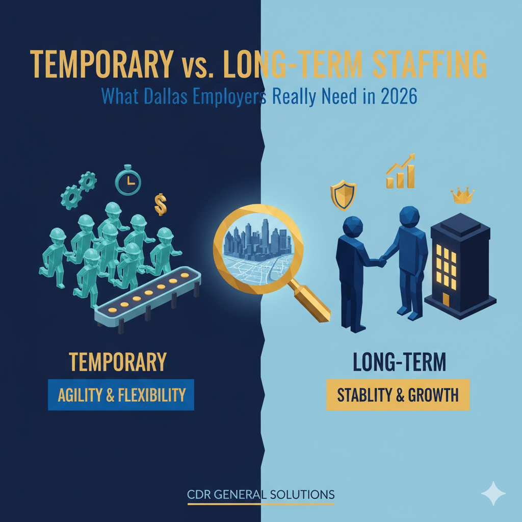 temporary vs long term staffing